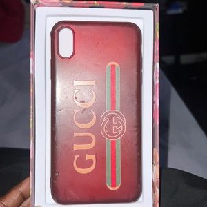 Gucci I phone X phone case..